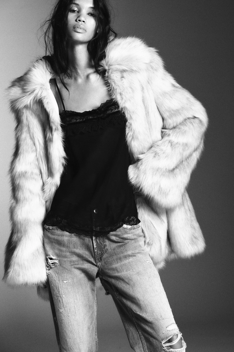 Топ из георгетты с бантами