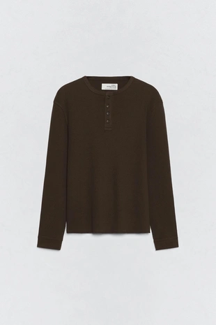 Мужская футболка с длинными рукавами и гофре от SOSHIOTSUKI X ZARA- Заказать в России