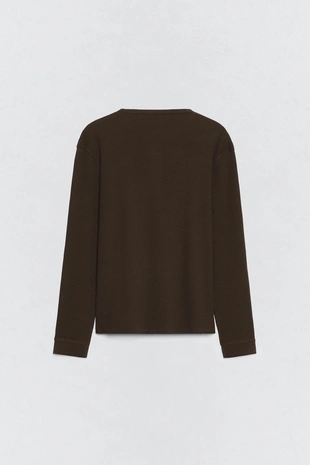 Мужская футболка с длинными рукавами и гофре от SOSHIOTSUKI X ZARA- Заказать в России