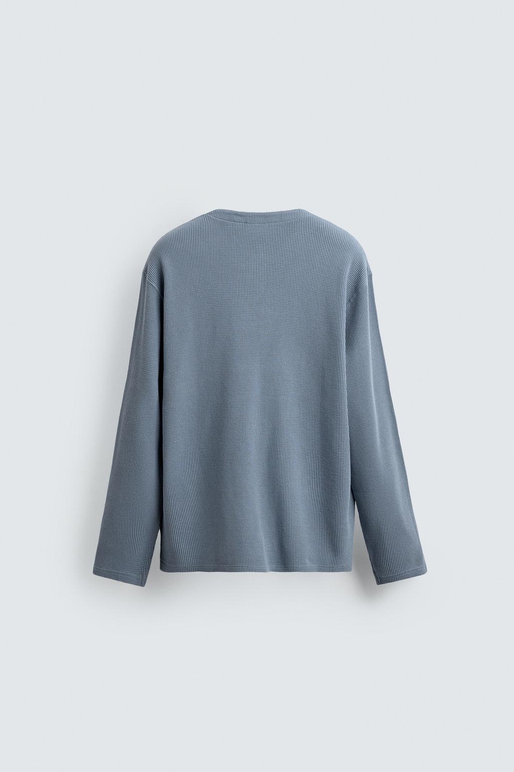 ФУТБОЛКА ВАФЕЛЬНОГО ПЕРЕПЛЕТЕНИЯ С ВОРОТНИКОМ НА ПУГОВИЦАХ