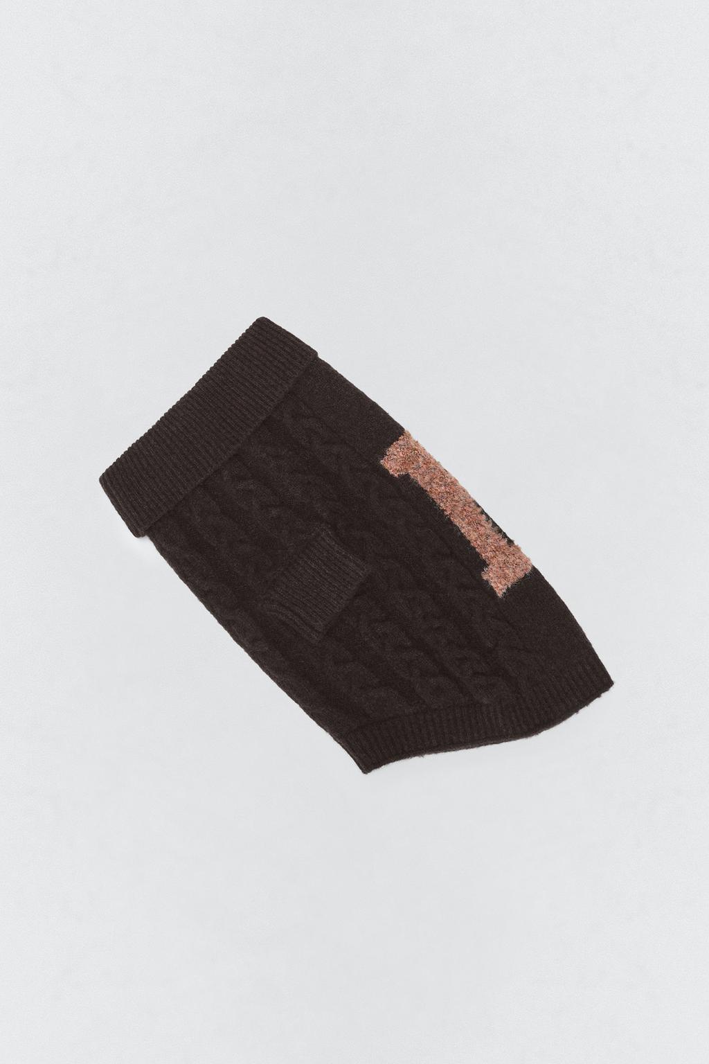 Вязаный свитер из шерсти для домашних животных soshiotsuki x zara