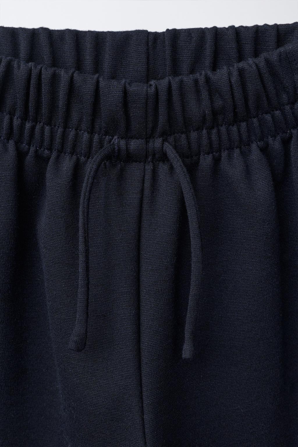 БРЮКИ BARREL ИЗ ТРИКОТАЖА РУБЧИК