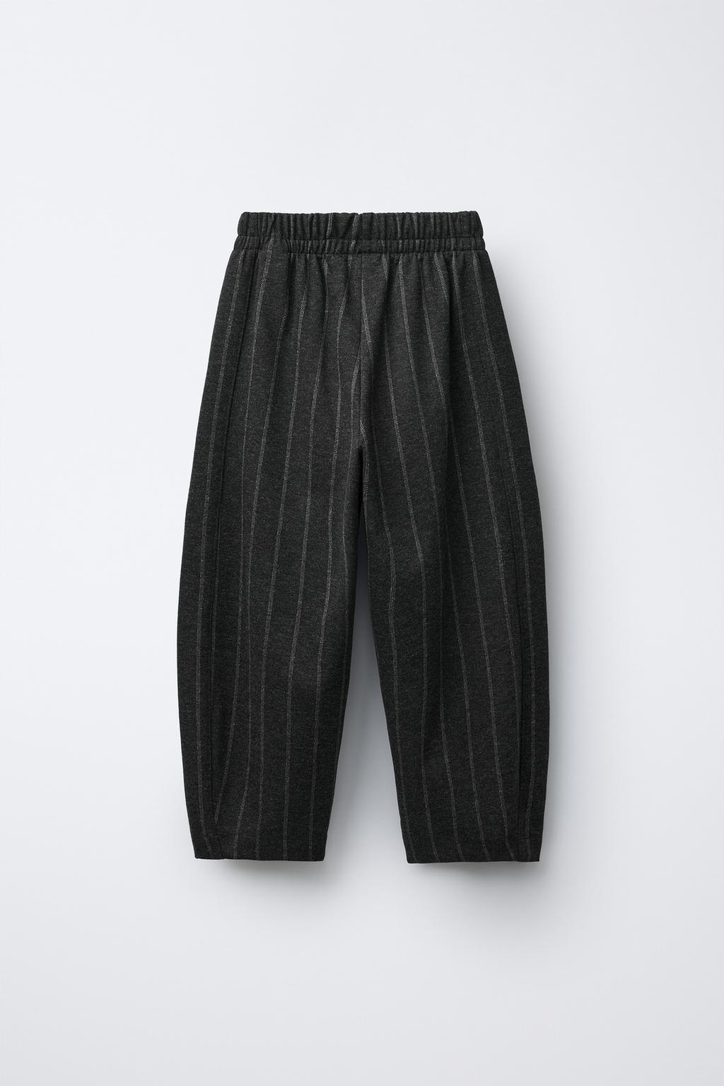 БРЮКИ BARREL В ПОЛОСКУ ИЗ ТКАНИ «ПУНТО-РОМА»