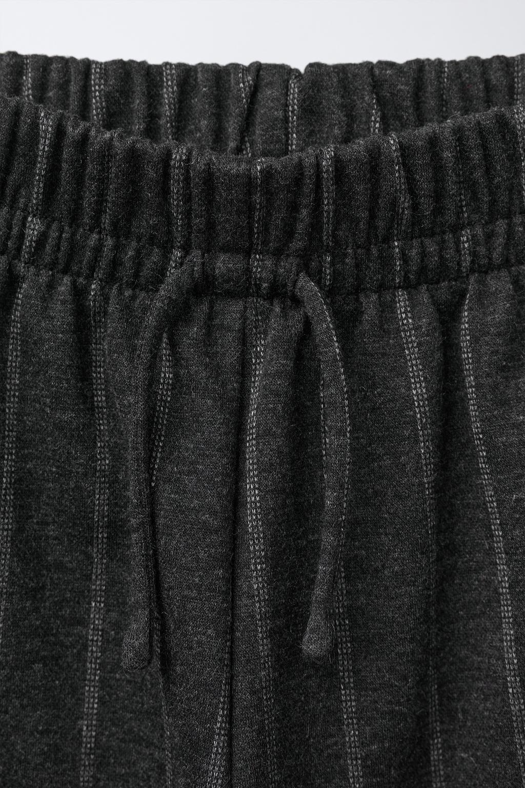 БРЮКИ BARREL В ПОЛОСКУ ИЗ ТКАНИ «ПУНТО-РОМА»