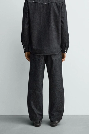 Джинсы STRAIGHT FIT с заклепками- Заказать в России