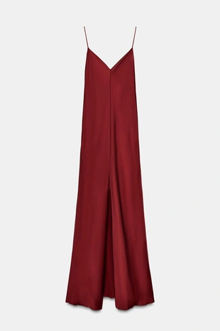 Атласное платье-комбинация из коллекции ZW- Заказать в России
