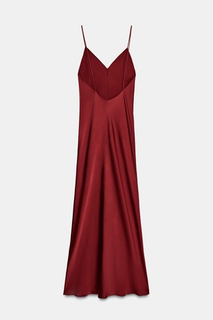 Атласное платье-комбинация из коллекции ZW- Заказать в России