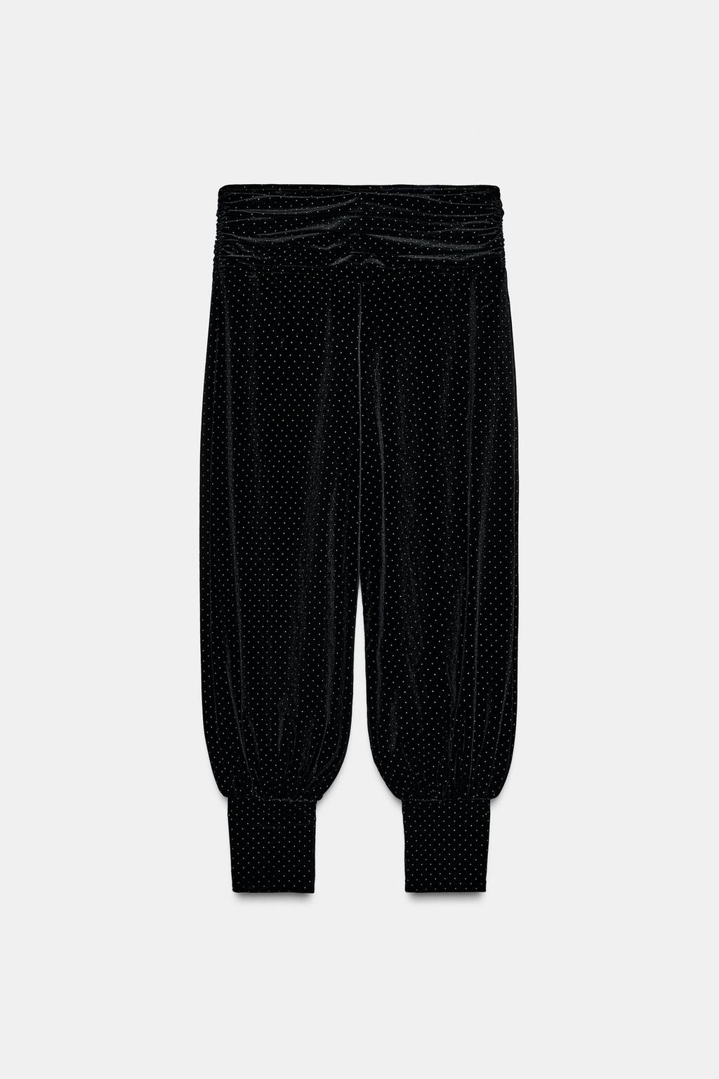 БЛЕСТЯЩИЕ БАРХАТНЫЕ БРЮКИ BAGGY