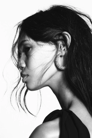 Серьги-кольца со стразами- Заказать в России