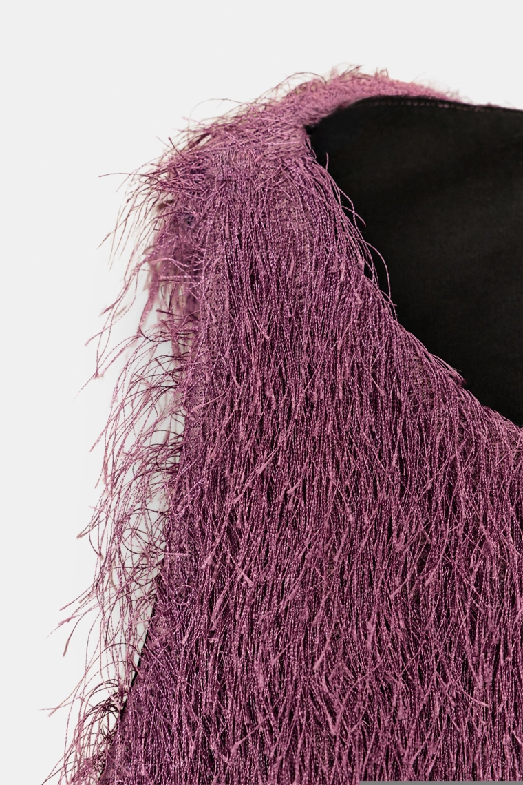 Топ-баллон с бахромой