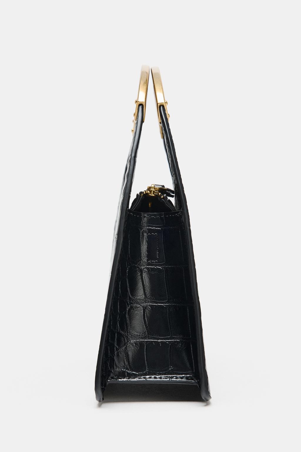 ГОРОДСКАЯ СУМКА С МЕТАЛЛИЧЕСКОЙ РУЧКОЙ