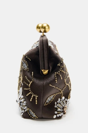 Клатч с декоративными деталями- Заказать в России