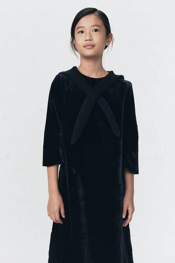 Платье из велюра Zara «Soshiotsuki»
