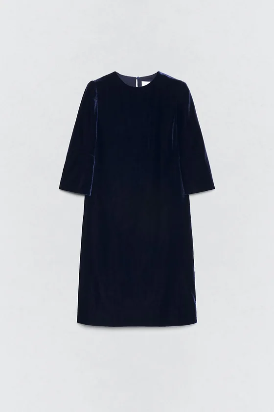 Платье из велюра Zara «Soshiotsuki»