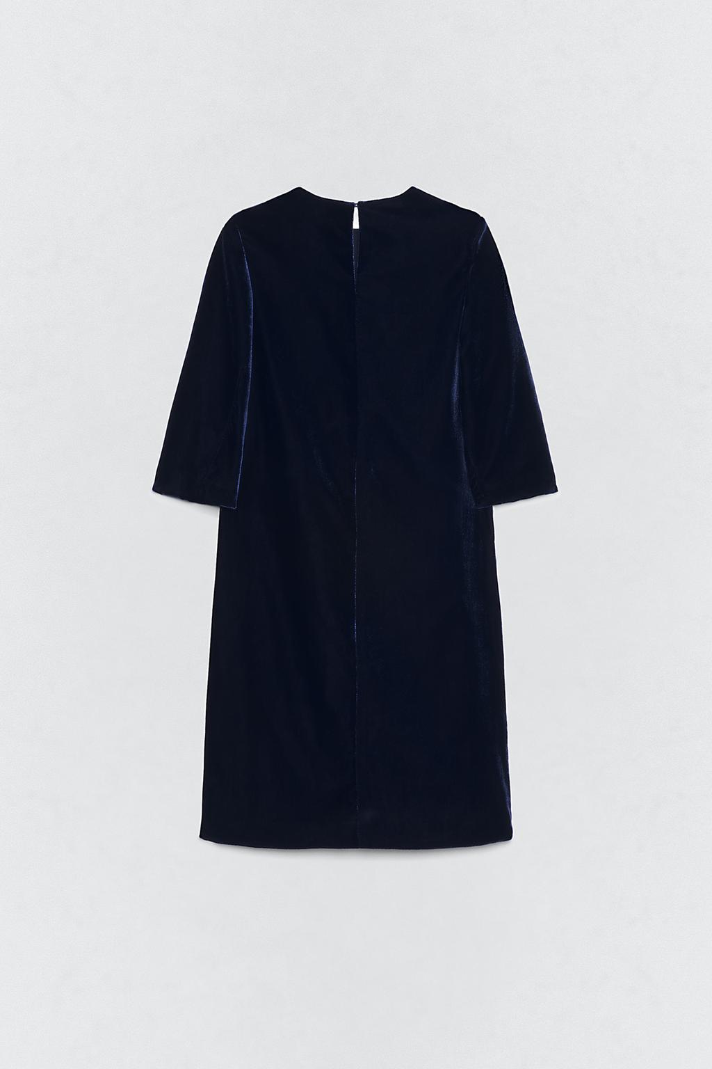 Платье из велюра soshiotsuki x zara