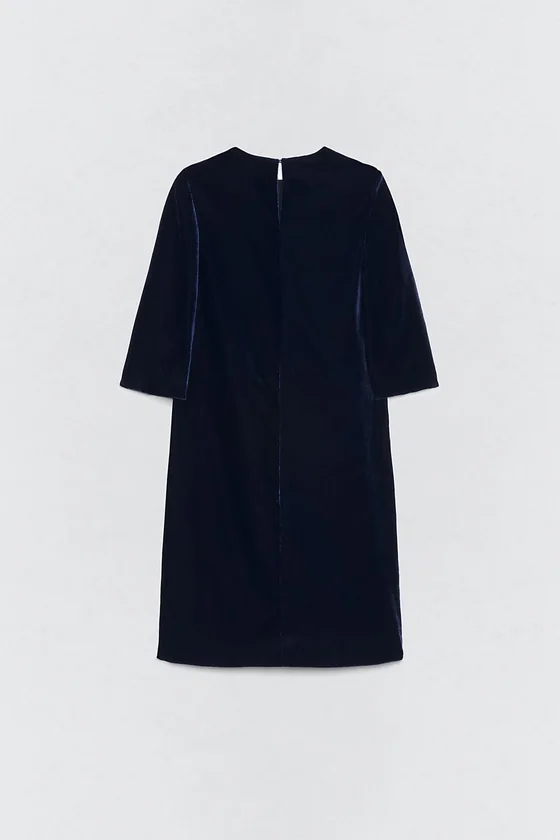 Платье из велюра Zara «Soshiotsuki»