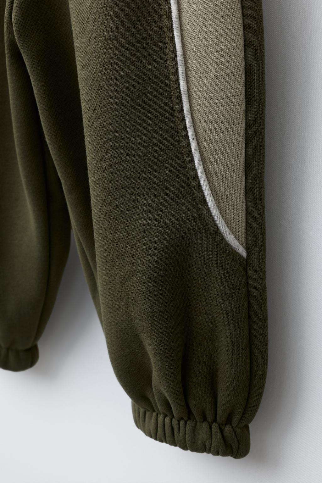 БРЮКИ-ДЖОГГЕРЫ В СТИЛЕ КОЛОР-БЛОК