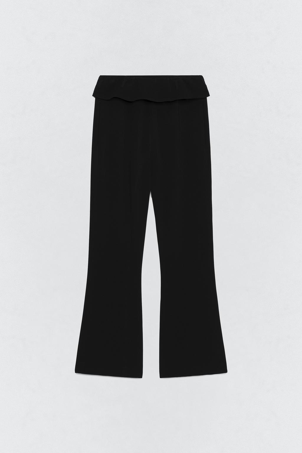 Брюки с отворотами на поясе soshiotsuki x zara