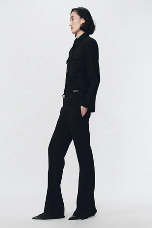 Брюки с отворотами на поясе SOSHIOTSUKI X ZARA- Заказать в России