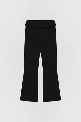 Брюки с отворотами на поясе SOSHIOTSUKI X ZARA- Заказать в России