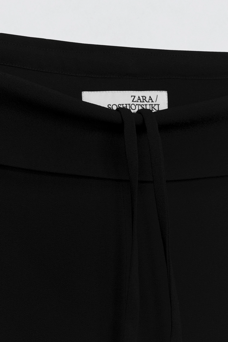Брюки с завышенной талией soshiotsuki x zara