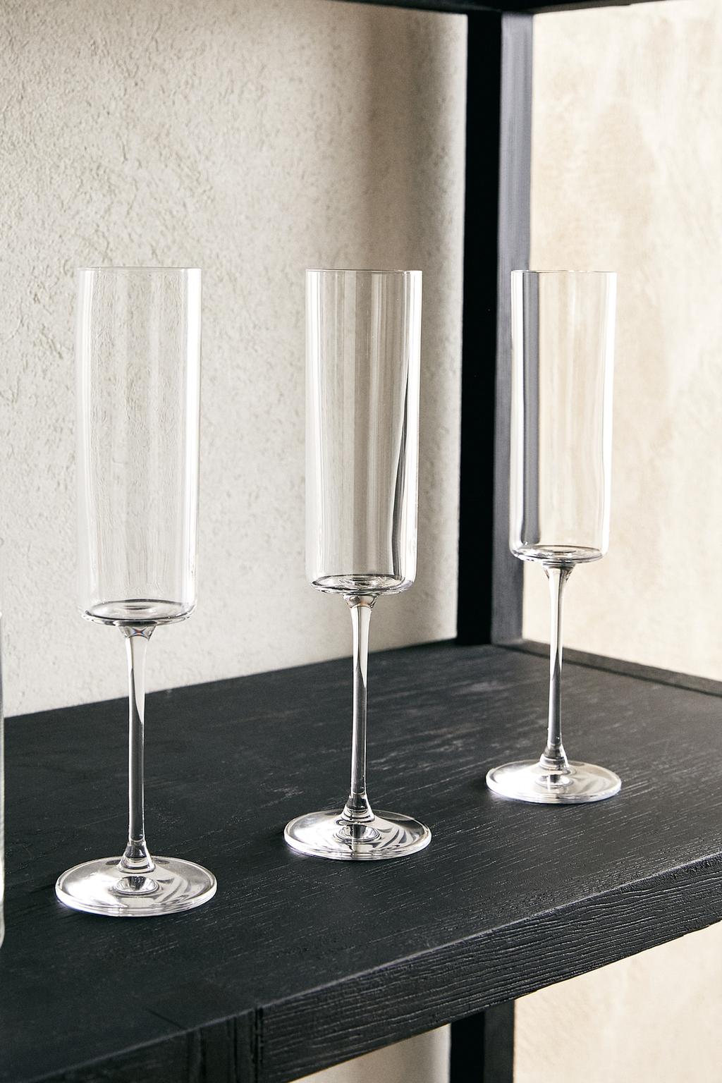 Прямая хрустальная бокал для флейты