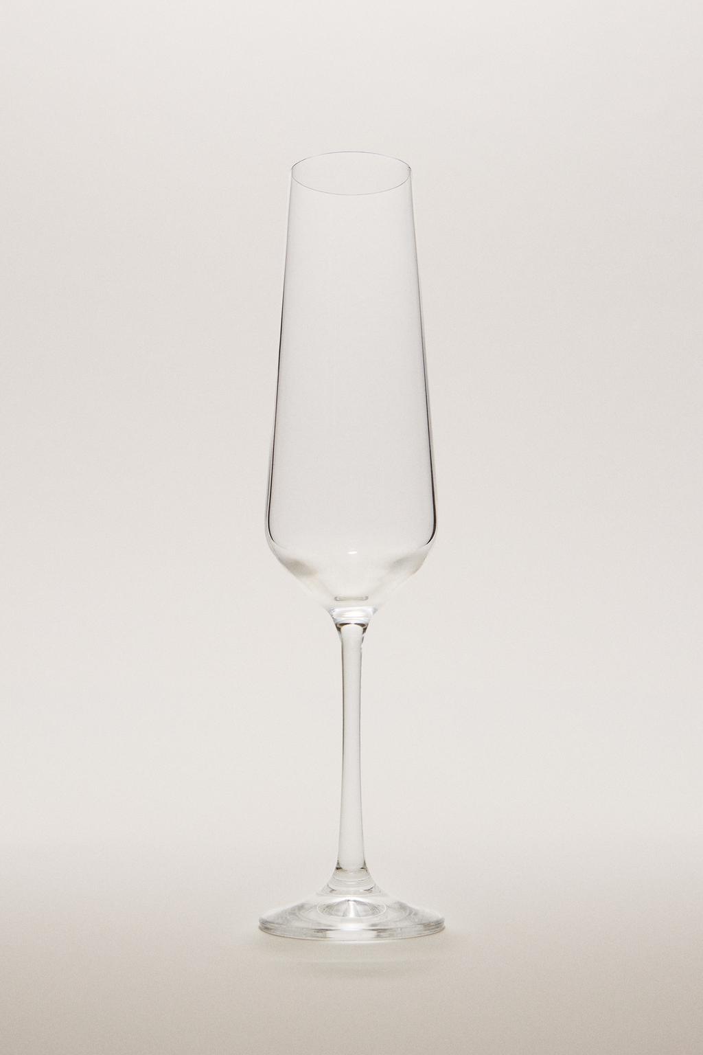 Бокал для шампанского bohemia crystal plain