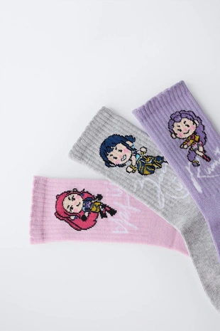 Набор из трех пар носков средней длины KPOP DEMON HUNTERS™ NETFLIX ©- Заказать в России