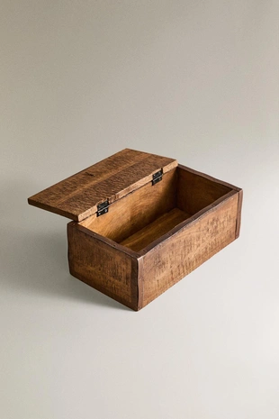 Деревянный ящик с античным отделением- Заказать в России