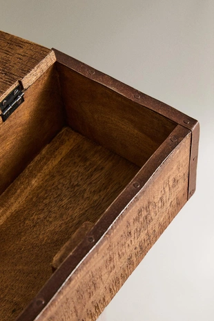 Деревянный ящик с античным отделением- Заказать в России