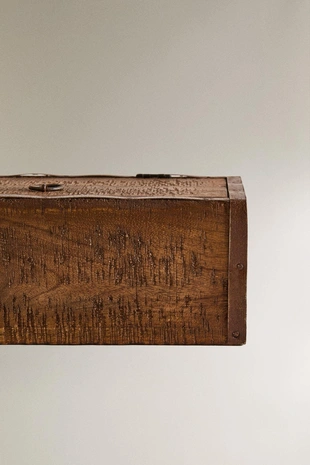 Деревянный ящик с античным отделением- Заказать в России
