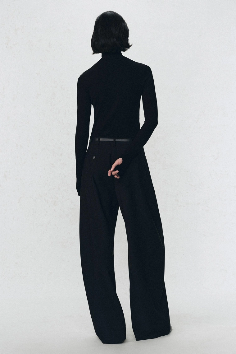 Боди с высоким воротником из шерстяно-хлопковой смеси soshiotsuki x zara