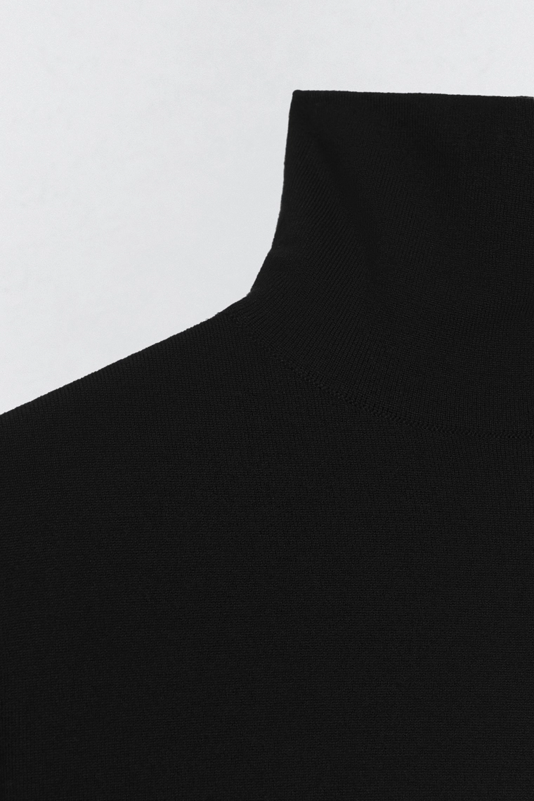 Боди с высоким воротником из шерстяно-хлопковой смеси soshiotsuki x zara