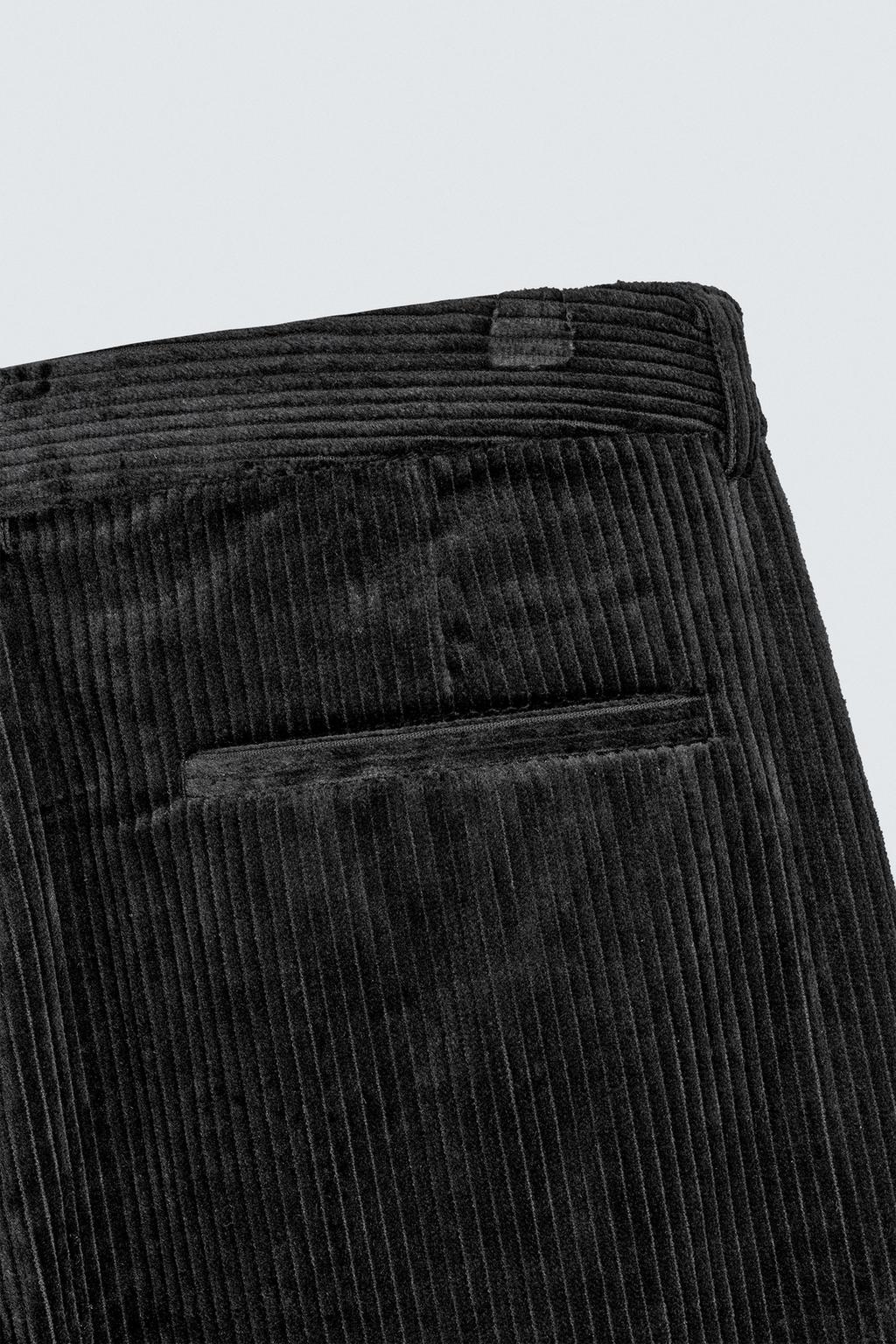 ВЕЛЬВЕТОВЫЕ БРЮКИ СВОБОДНОГО КРОЯ