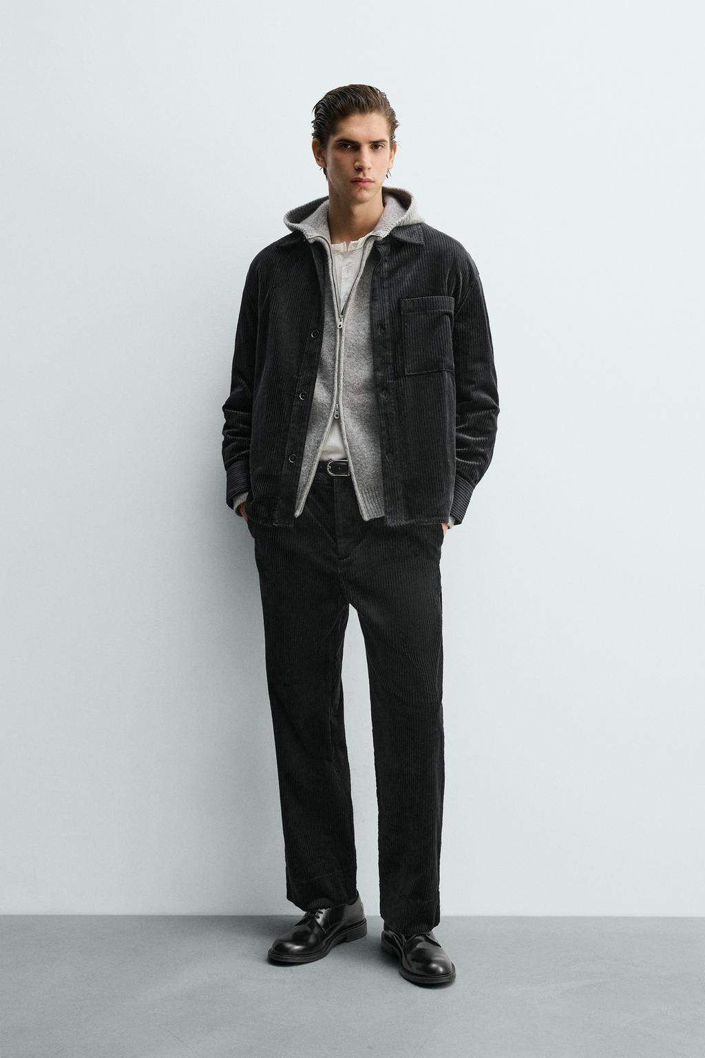 ВЕЛЬВЕТОВЫЕ БРЮКИ СВОБОДНОГО КРОЯ