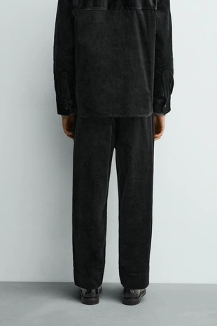 Вельветовые брюки свободного кроя