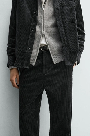 Вельветовые брюки свободного кроя- Заказать в России