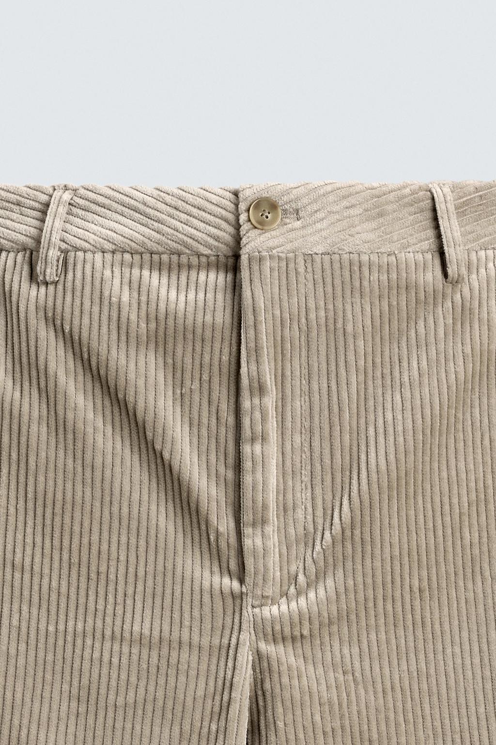 БРЮКИ RELAXED FIT ИЗ ВЕЛЬВЕТА