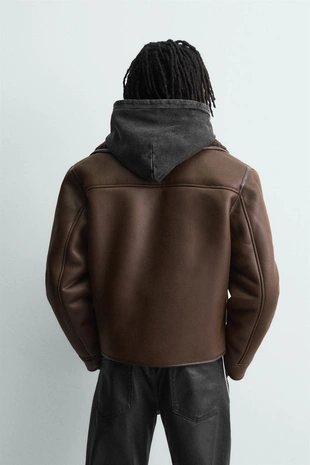 Дубленка из искусственной замши- Заказать в России