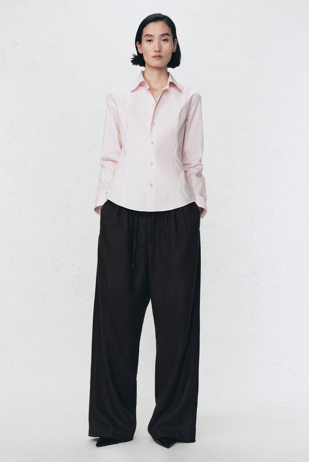 Рубашка из поплина soshiotsuki x zara