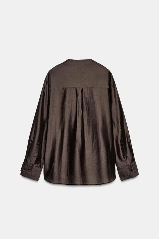 СТРУЯЩАЯСЯ РУБАШКА коллекция Zara «ZW»
