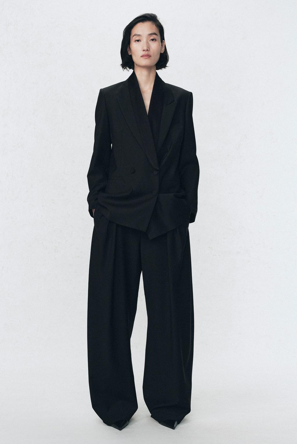 Шерстяной блейзер wool blend soshiotsuki x zara