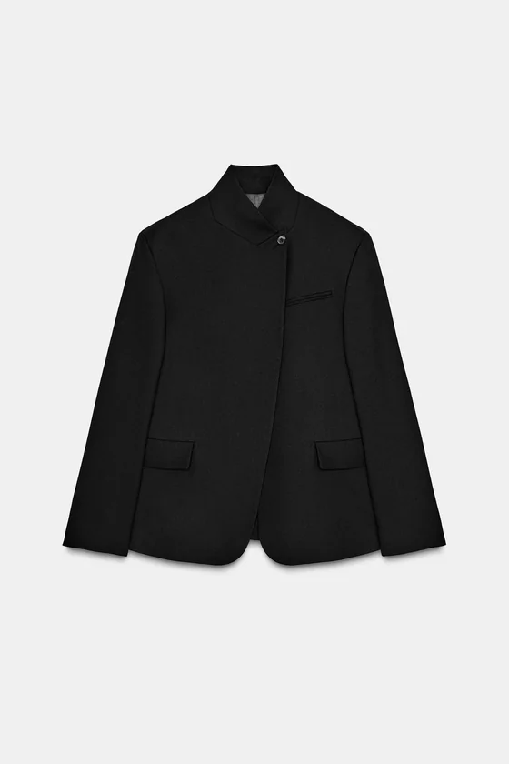 БЛЕЙЗЕР ИЗ СМЕСОВОЙ ШЕРСТИ — коллекция Zara «ZW»