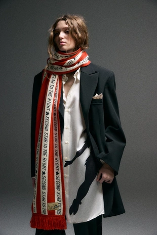 Удлиненный двубортный блейзер HARRY LAMBERT FOR ZARA X DISNEY- Заказать в России