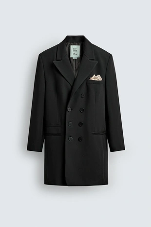 Удлиненный двубортный блейзер HARRY LAMBERT FOR ZARA X DISNEY- Заказать в России