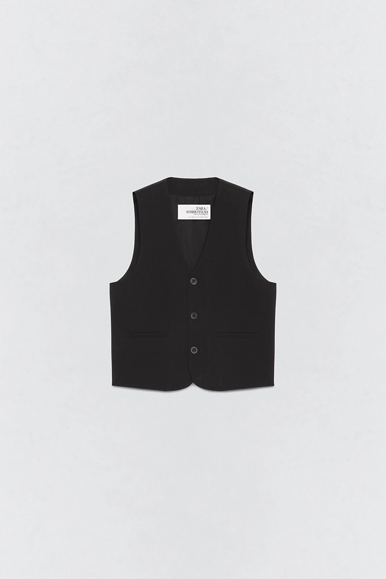 Жилет костюмный soshiotsuki x zara