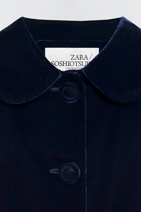 Вельветовый пиджак Zara «Soshiotsuki»
