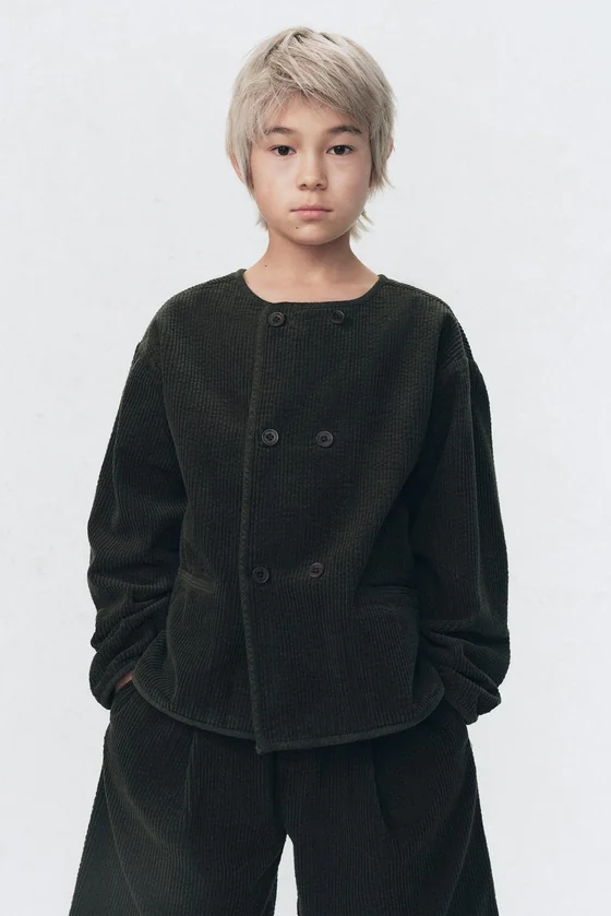 Костюмная куртка из вельвета Zara «Soshiotsuki»