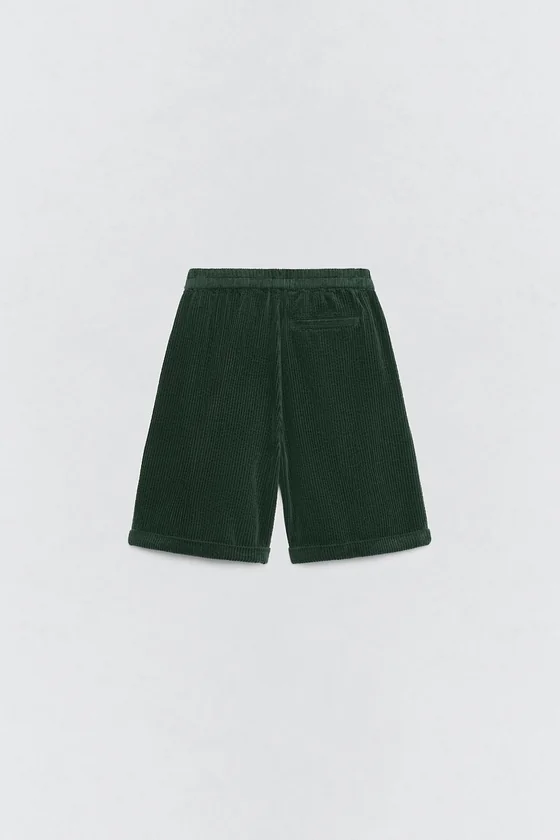 Шорты-бермуды из вельвета Zara «Soshiotsuki»