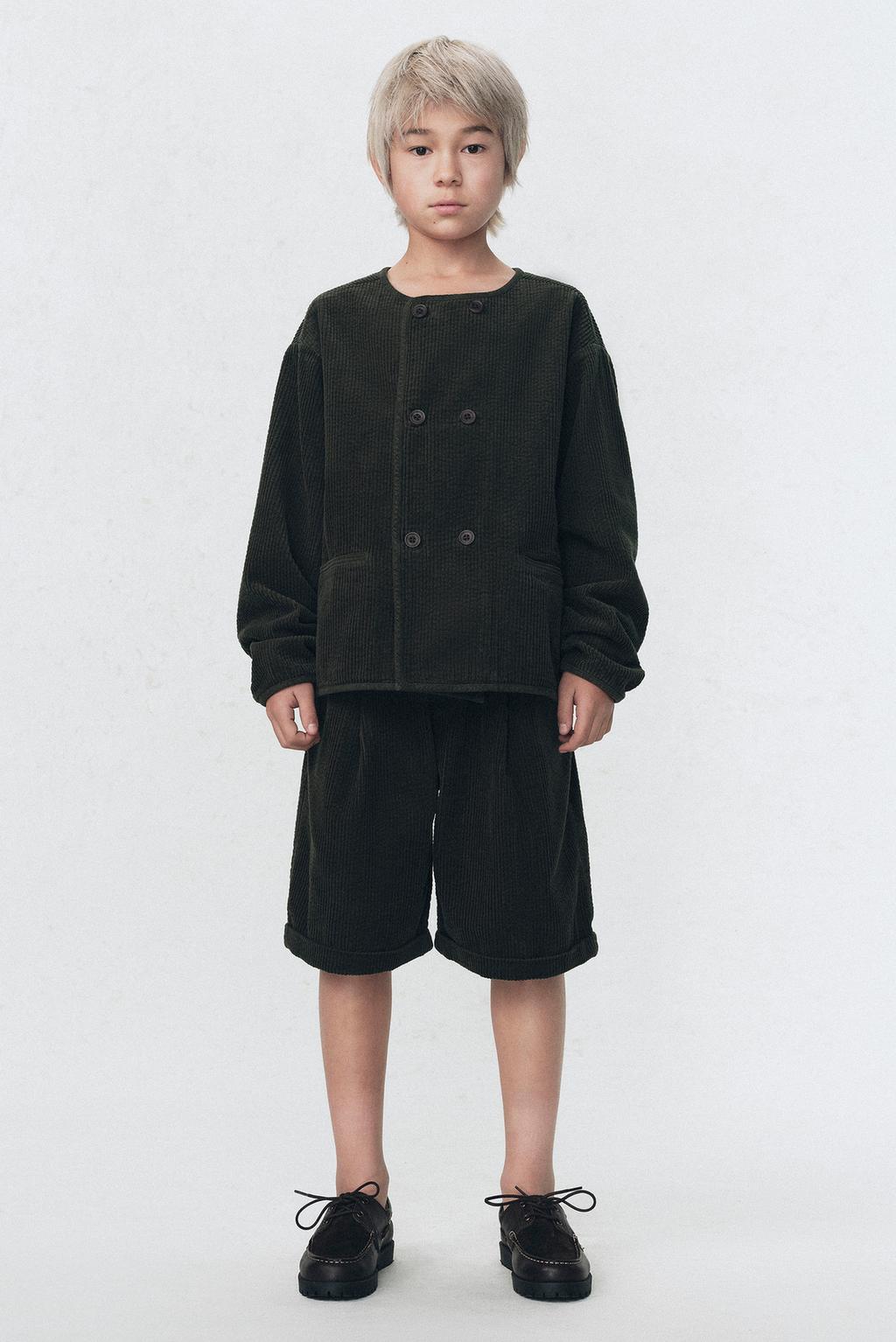 Шорты-бермуды из вельвета soshiotsuki x zara